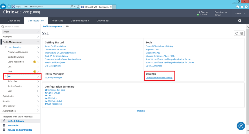 Securing Citrix ADC (formerly known as NetScaler VPX) to score A+ ...