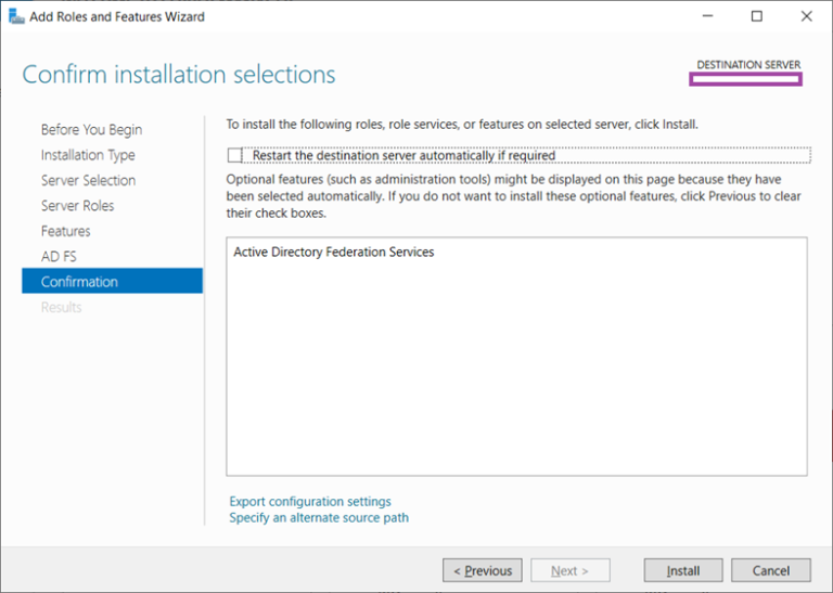 Deploy Redundant ADFS Farm on Windows Server 2019