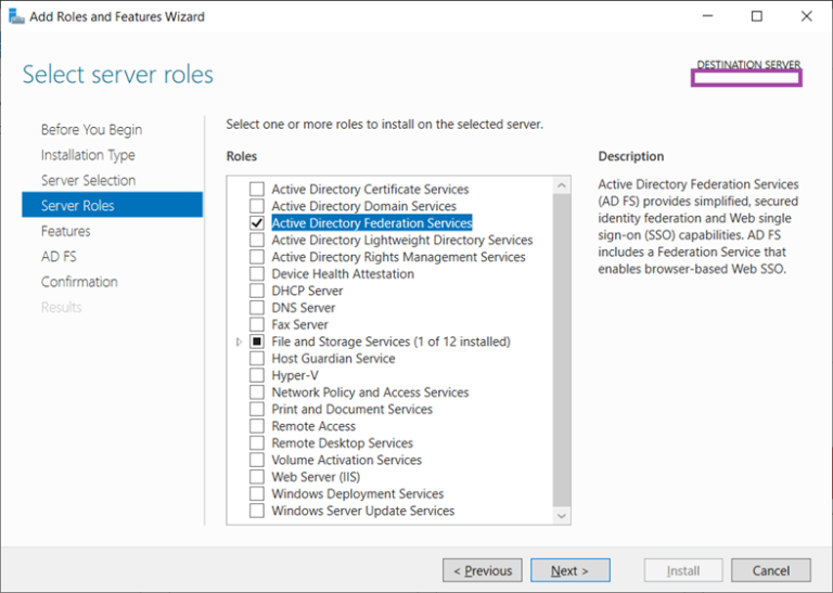 Deploy Redundant ADFS Farm on Windows Server 2019