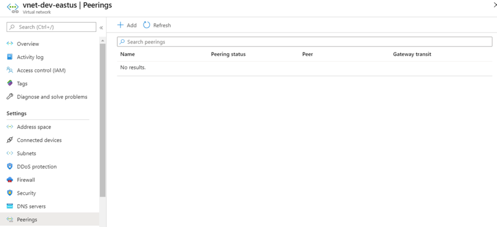 Establishing connectivity by configuring a hub and spoke topology in ...