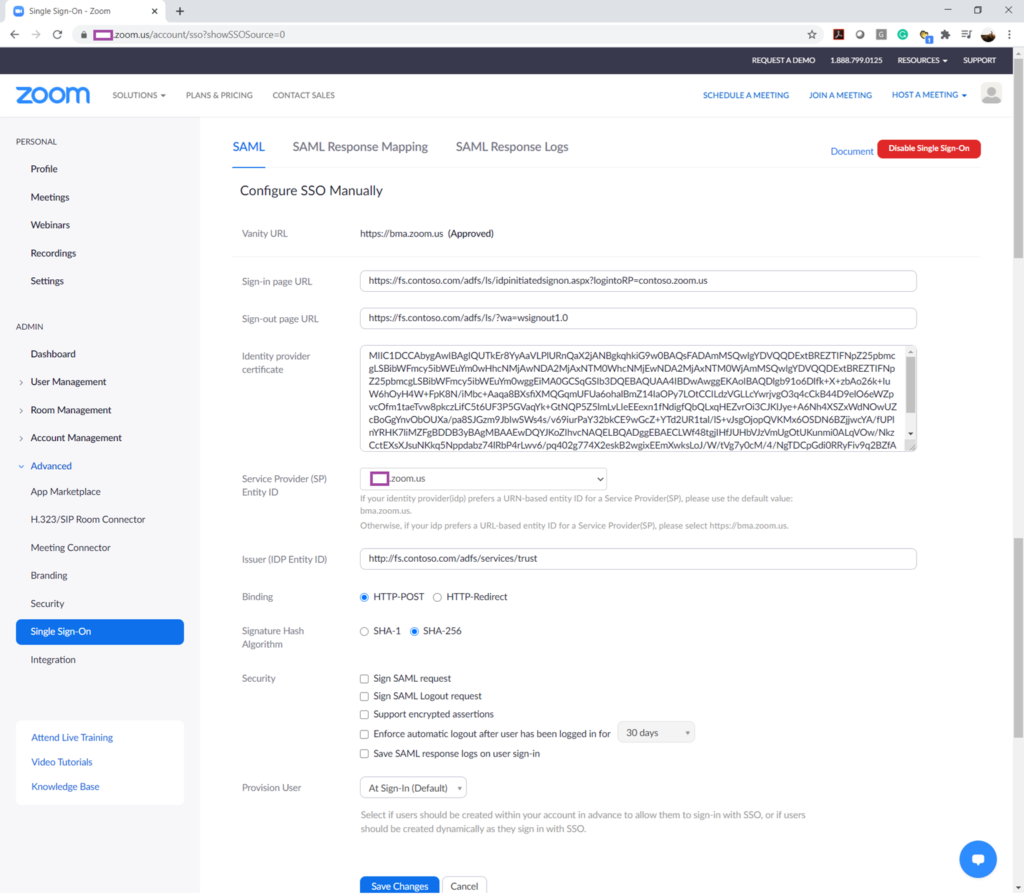 Configuring Zoom with ADFS as an iDP - Terence Luk