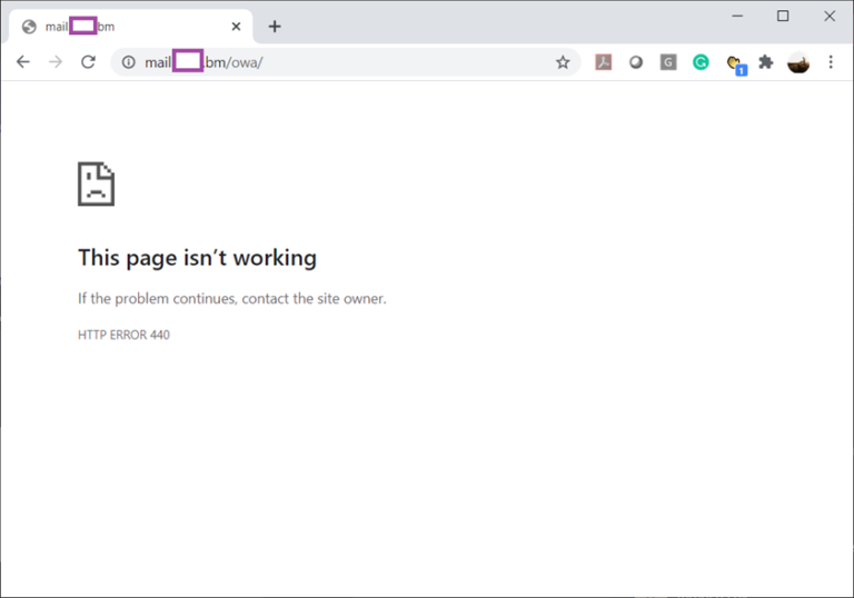 Troubleshooting HTTP Error 440 in Web Applications