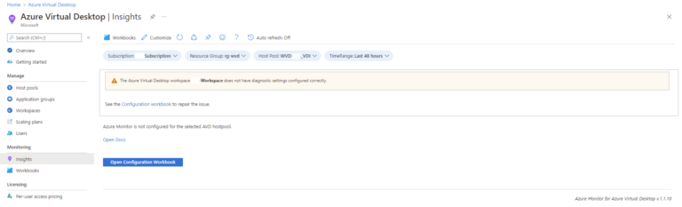 Configure Azure Monitor with Log Analytics