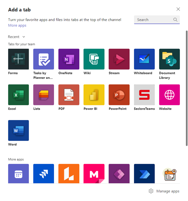 Add an existing form