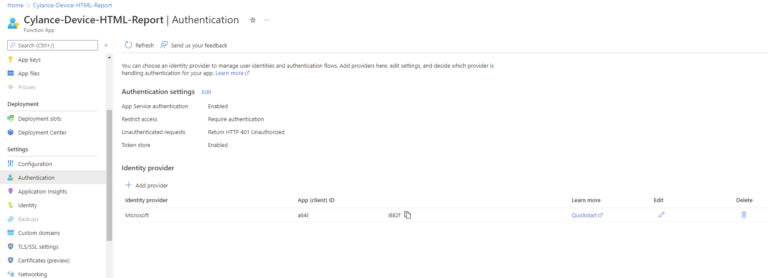 Securing Azure Function App to require authentication and granting ...