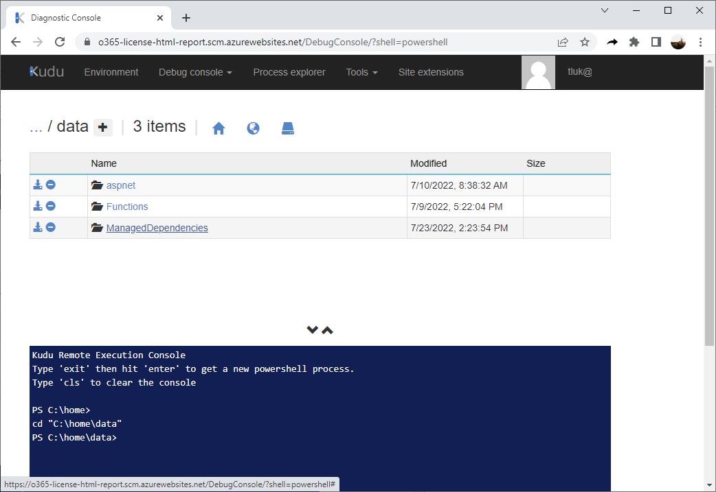 ou may find several folders in this directory: