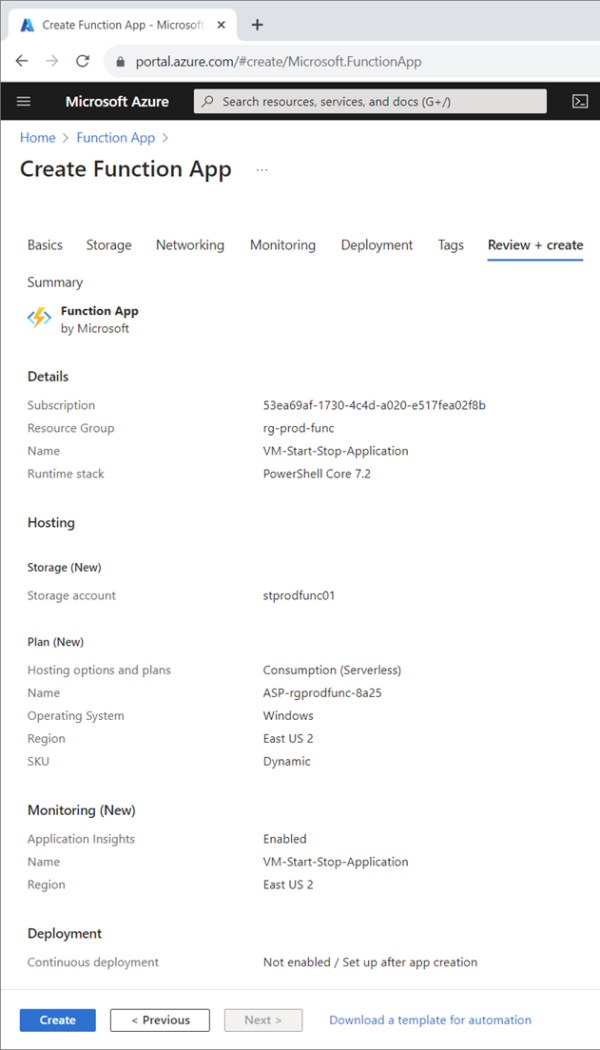 Using Azure Function App for Serverless Automation