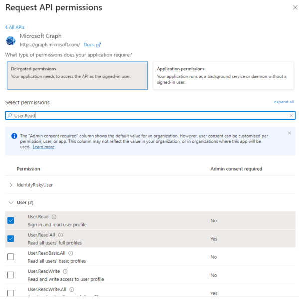 Configure Postman for OAuth 2.0 with Entra ID Permissions