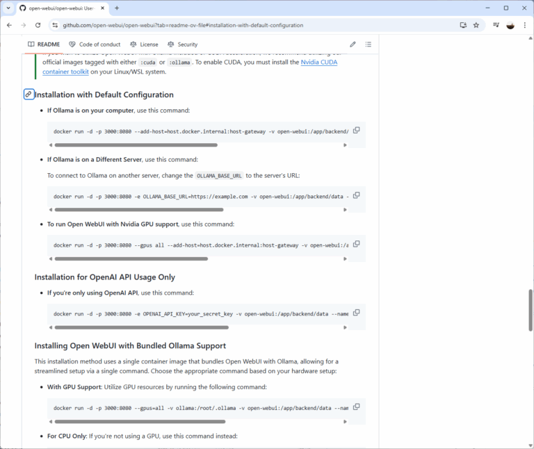 Deploying Open WebUI as a frontend with Ollama for locally ran LLMs ...