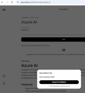 Connect Open WebUI to OpenAI and Azure AI Foundry LLM services ...