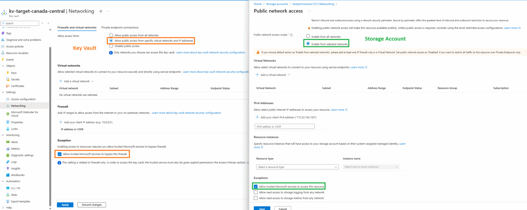 Understanding network traffic patterns when retrieving Key Vault